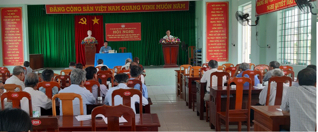 Uỷ ban Mặt trận Tổ quốc Việt Nam phường Phổ Minh tổ chức Hội nghị tổng kết 20 năm Ngày hội “Đại đoàn kết toàn dân tộc” giai đoạn 2003 - 2023