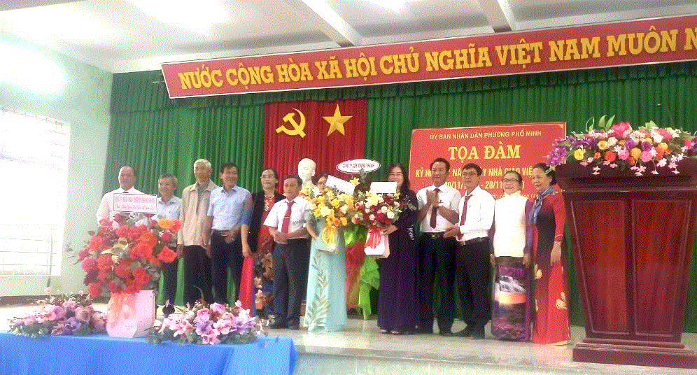 Phường Phổ Minh tổ chức Tọa đàm kỷ niệm 41 năm ngày Nhà giáo Việt Nam 20-11